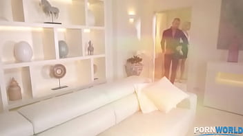 Preview 2 of Mariska Fucking Hard - Hardcore sex invite from Angel Wicky ends with cum on her humongous hooters GP1340