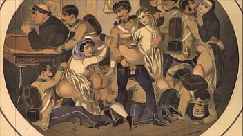 Preview 3 of Xxx Girls Bear Bar - vintage erotic drawings