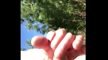 Preview 4 of Cute Cupper Wife - Golden Shower and some naked fun outside masturbating in the sun