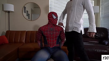 Preview 1 of Aidra Fox Primal Fetish - Superhero Spiderman&rsquo_s BBC gets all Jizzed up at ManUpFilm