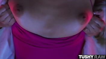 Preview 1 of Emily Quinn - TUSHYRAW Sexy brunette loves getting her ass gaped for you