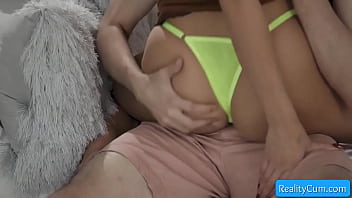 Preview 1 of Sxxxxxx - Asian sexy teen suck huge dick and get her pink moist cunt licked deep - Mina Luxx,  Ricky Spanish