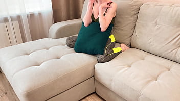 Preview 1 of Sistr Father - Real Cheating While Wife Is Out - Russian Amateur with Conversation