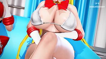Preview 1 of Tjasafpdr - Sailor Mercury Gets BBC While Her Friends Watch