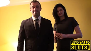 Preview 1 of Wedding Sex Tapes - Delectable UK babe has her hair pulled while she fucks hard