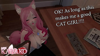 Preview 3 of Lisa In Law - I BOUNCE and BEG for more of your CUM!!! CATGIRL gets COVERED in CUM!!!!