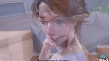 Preview 2 of Otk Wife - Covering her back with jets of sticky cream &bull_ HEART PROBLEMS #165