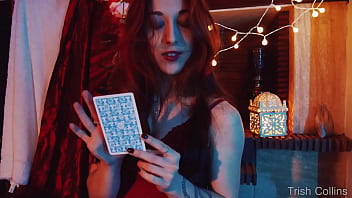 Preview 2 of Baisee Souale A La Chaine Viol E - ASMR JOI - The Tarot Game.