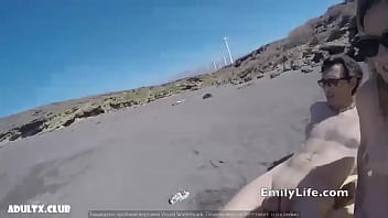 Preview 2 of Allie Mack Creampied - Fucking Your Real Amateur Milf On The Beach Follow Me On Cam