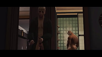 Preview 4 of Some Interracial - SIMS 4 - Sucking My Horny Straight Best Friend&#039_s Cock