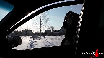 Preview 1 of Homemade Bbw Paki Aunty - SLOPPY BLOWJOB AND CUM SWALLOW IN THE CAR
