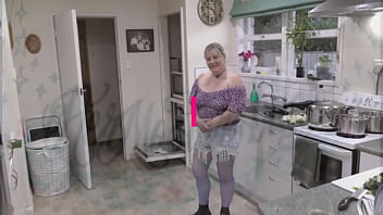Preview 1 of Paola Rey Gangbang - NZ submissive bitch helps her Master piss in the dishwasher