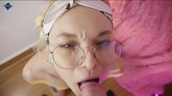 Preview 4 of Daggy Teen - Horny blonde loves to suck dick and cum on her cute face.Teaser. Karneli Bandi