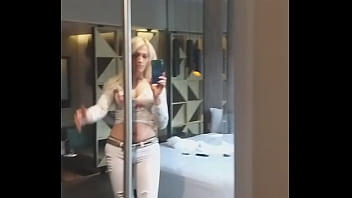 Preview 1 of Boyd Fuck2 - Dany blue al espejo #2  transexual mexicana
