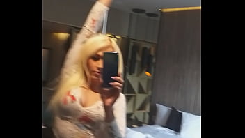 Preview 4 of Boyd Fuck2 - Dany blue al espejo #2  transexual mexicana