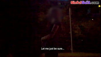 Preview 2 of Mom Fuking Xxx Videos - Busty pickedup euro babe riding cock in this public van