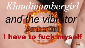 Preview 1 of Megan Salinas Riding - KlaudiaAmberGirl and the vibrator-i have fuck mysolf
