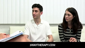 Preview 1 of Tylor Faith Tube - 3WayTherapy  - Doctor Kenzie Love giving stepsiblings Corra Cox and Nick Strokes a theraphy session
