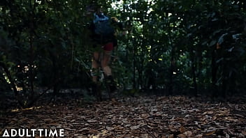 Preview 1 of Futanaria Unbound Mind Fuck - ADULT TIME - Lesbian Camping Trip Tribbing with Lacy Lennon and Aria Carson