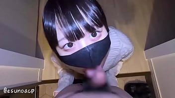 Preview 2 of Lisa Ann Bf Dawnload Movie Hot - 下ピ女子大生の玄関即尺フェラ