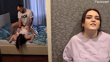 Preview 4 of Wabag Sexvideo - Жена подглядывает как я трахаю её подругу