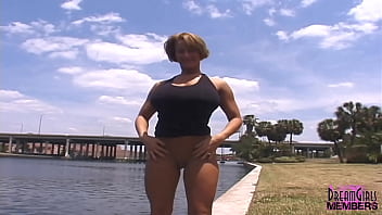 Preview 1 of Young Cople Mom - Risky Public Nudity With Mindys Huge Tits