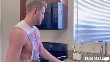 Preview 1 of Shana Diesel Vs Krissy Laynn - Cooking And Cocking With My Stepbrother- -Isaac Parker,  Johnny Ford