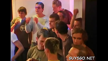 Preview 2 of First Time Cell Bnd Girl - Homosexual sex party raining with cum