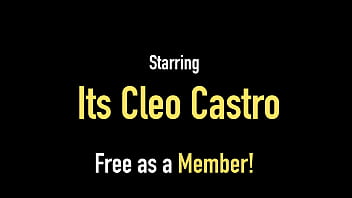 Preview 1 of Olgun Gizli - Its Cleo Puts A Vib On Her Clit With Her Team Flag Stuck In Her Cunt!
