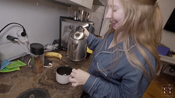 Preview 1 of Dot Tal Mom - I wanted a cappuccino and my bf helped me with that
