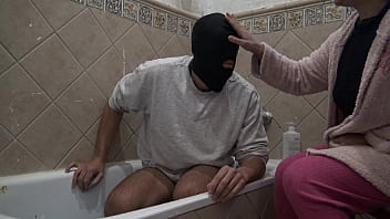 Preview 2 of Swede Tits - french amateur wife humiliates her cuckold husband