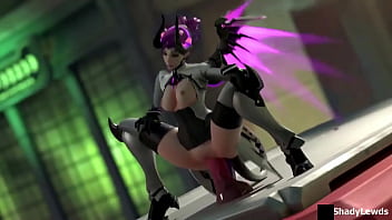 Preview 1 of Boops Sho - Mercy Riding A Big Dildo (With Sound)