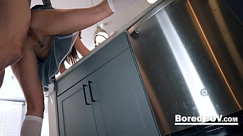 Preview 3 of Ist Time Teen Cry - Suck It,  Scrub It | BoredPOV