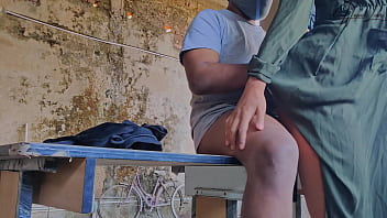 Preview 2 of 2018 Old Man Young Girls Xxx - Cheating Wife Fucked In Abandoned Building.