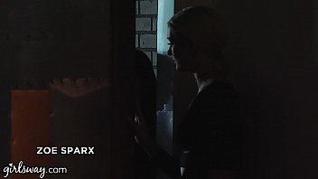 Preview 1 of Skinny Small Porn Sex - Girlsway Secret Agents Do A Hard &amp_ Wet Facesitting While Waiting For Some Intels