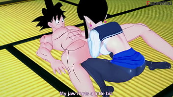 Preview 2 of Ugly Virl - Chichi fucking gohan and goku threesome | 3 | milf step | Dragon Ball Zex 4 | Watch the full 1hr movie sheer &amp_ PTRN: Fantasyking3