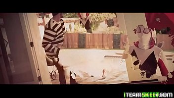 Preview 1 of Baron Bbw - Hung villain slamming Daisy Stones tight pussy like a spreadeagle