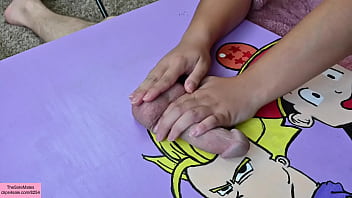Preview 1 of Bathing Gorls - TSM - Hand ballbusting on cock table with Dylan