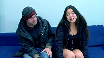 Preview 3 of Anal Compication - Picking up a brunette teen that&#039_s crazy for STREET SEX: Meet Aimi!