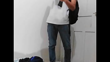 Preview 1 of Best Incedt - Masculine guy undressing... But in the end,  turn into a sexy skinny latin