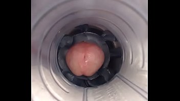 Preview 3 of Daddy Crush With Her Daughter - chaturbate cum inside fleshlight (no sound)