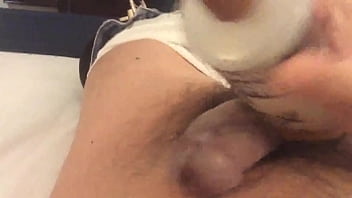 Preview 2 of Ver Videos De Ass Pussy - Masturbating with my shampoo bottle in a hotel room