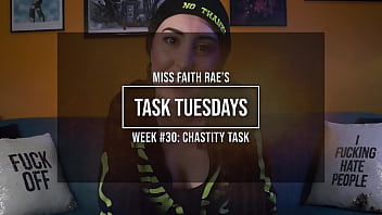 Preview 1 of High Profile Girl Sex - A Tactile Task For Caged Up Cocks - Miss Faith Rae&rsquo_s Femdom Audio Chastity Slave Instructions - HD 1080p MP4