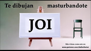 Preview 3 of Moan Khalids - JOI - Te Dibujan Masturbandote En Clase De Arte. Audio Espa&ntilde_ol.