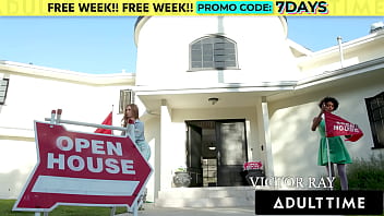 Preview 1 of Pretty Ladyboy Ola - ADULT TIME - PAWG Realtor Skylar Snow Gives Up Free Use Pussy To Client! EXTREME SQUIRTING ORGASMS