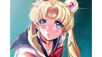 Preview 3 of Xxxpawn Fucking Your Girlfriend - [Hentai] Sailor Moon gets a huge load of cum on her face