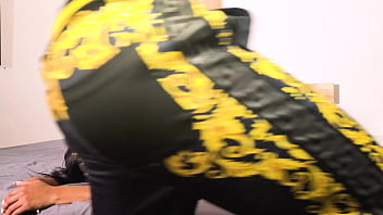 Preview 1 of Real Amateur Gf Fotos - Flexible Ebony Beauty Cali Caliente Fucking Big White Cock