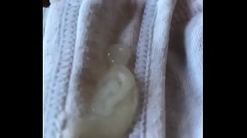 Preview 4 of Telugu Cumshots - Wank on her tanga panties