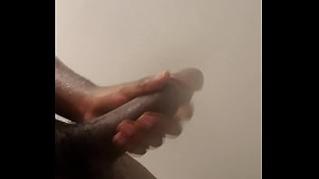 Preview 1 of Brandi Retros Pussy Is Juicey - Jerking my Fat,  long BBC in the shower till I bust