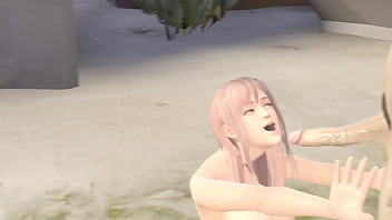 Preview 3 of Vse Rezultaty Futbola - Girl Drinks Pee and Suck Dick her Boyfriend&#039_s Friend While he Watches 3D Hentai